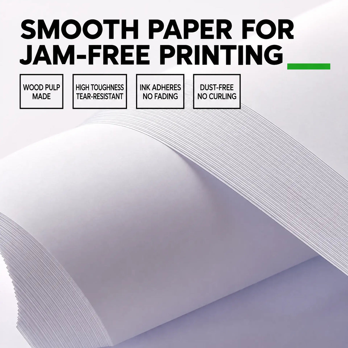 80 GSM Natural Wood Pulp High Quality Copy Paper – view 3