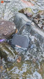 Tazata Golip IX Portable Bluetooth Speaker – 12 Hours Playing Waterproof IPX7 Adjustable lanyard clip