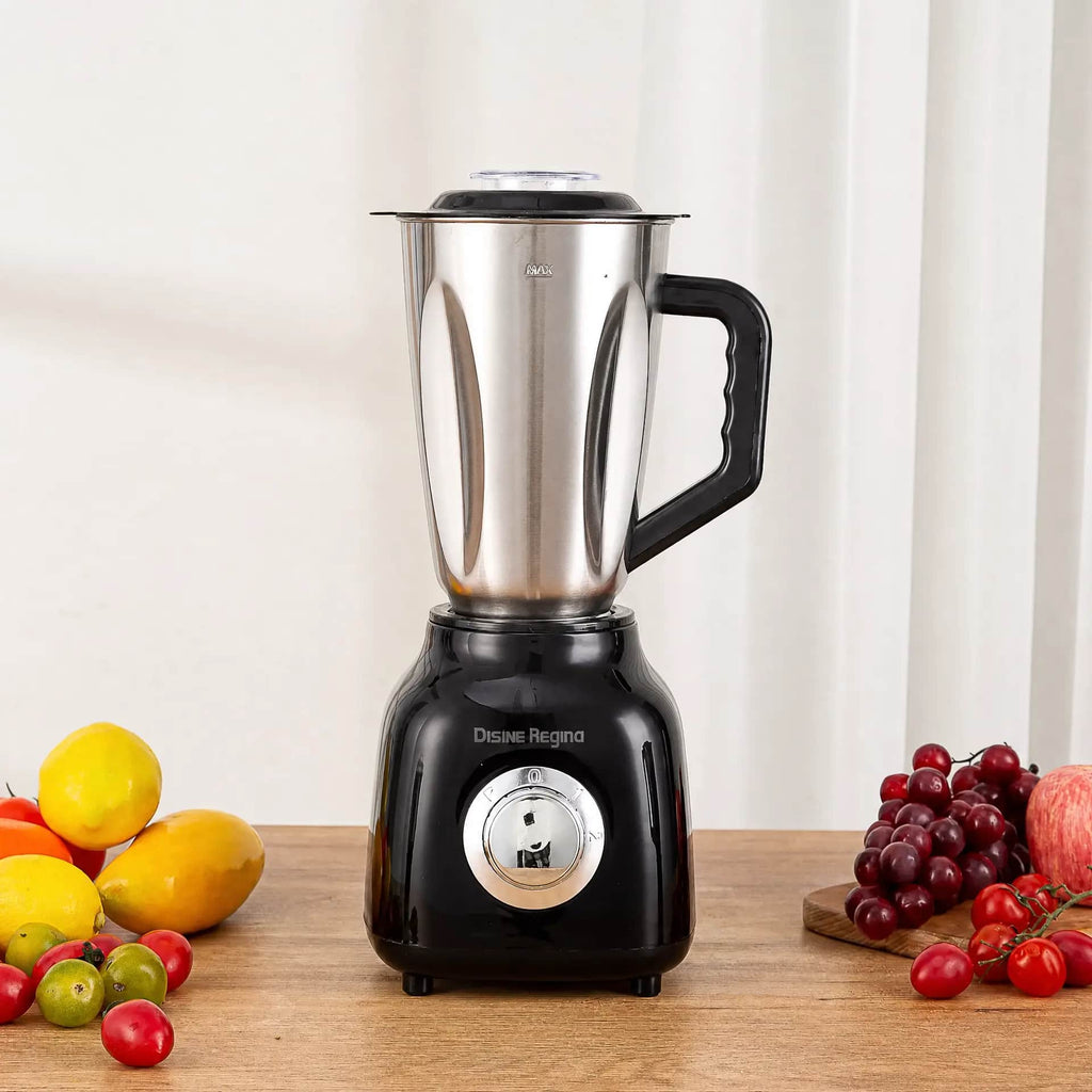 750W 3-in-1 Multifunctional Blender 3 Cups Set | 1.5L Stainless Steel Blender Jar + Chopper Cup + Grinder Cup | Juice Maker, Meat Chopper, Food Processor