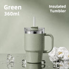 Solo Sip 360ml stainless steel insulated tumbler with handle and straw - product image 4
