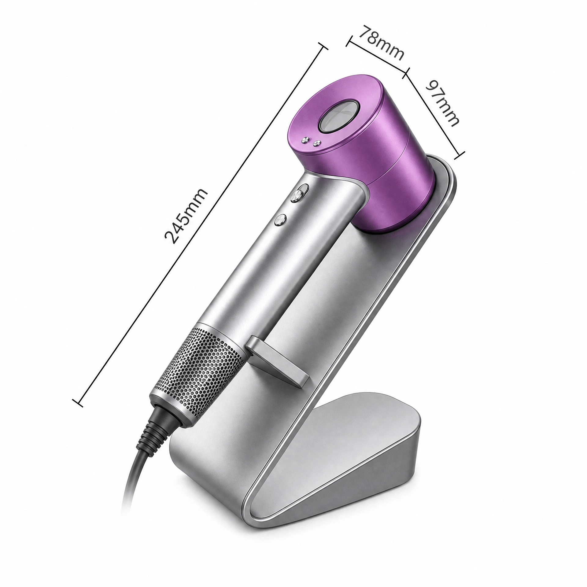 Professional High-Speed Hair Dryer with Ultra-Fast Drying and Ionic Care