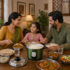 GreenLife 1.0L Automatic Electric Cooker - Compact 400W Rice Cooker with Keep-Warm Mode & Triple Safety System (5-Cup Capacity)