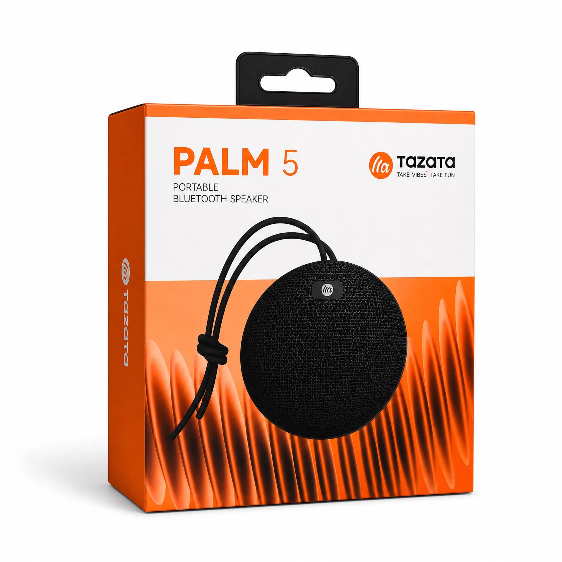 TAZATA PALM 5 Portable Bluetooth Speaker IPX7 Waterproof With Built In Microphone