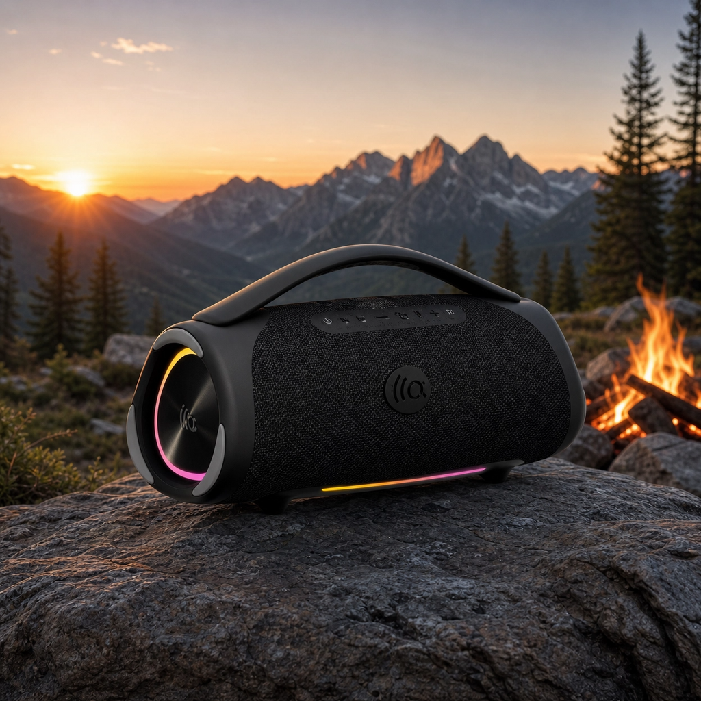 TAZATA BOOMBLAST MAX IPX7 portable Bluetooth Speaker Waterproof Wireless Party Stereo With 4 To 10 Hours Battery Life