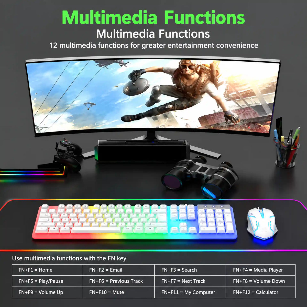 RGB Gaming Keyboard & Mouse Set – view 5