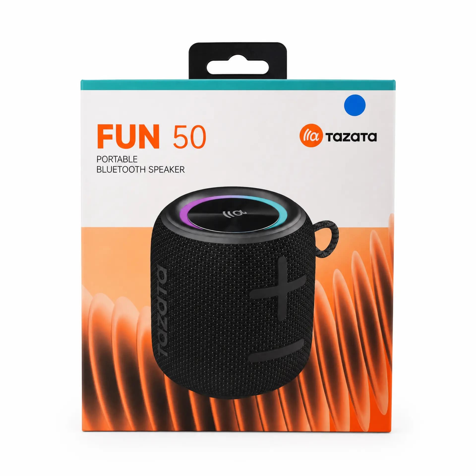 TAZATA FUN50- IPX7 Waterproof Small Bluetooth Speaker With Extended 4-20 Hour Battery Life